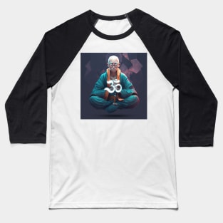 Om meditating man Baseball T-Shirt